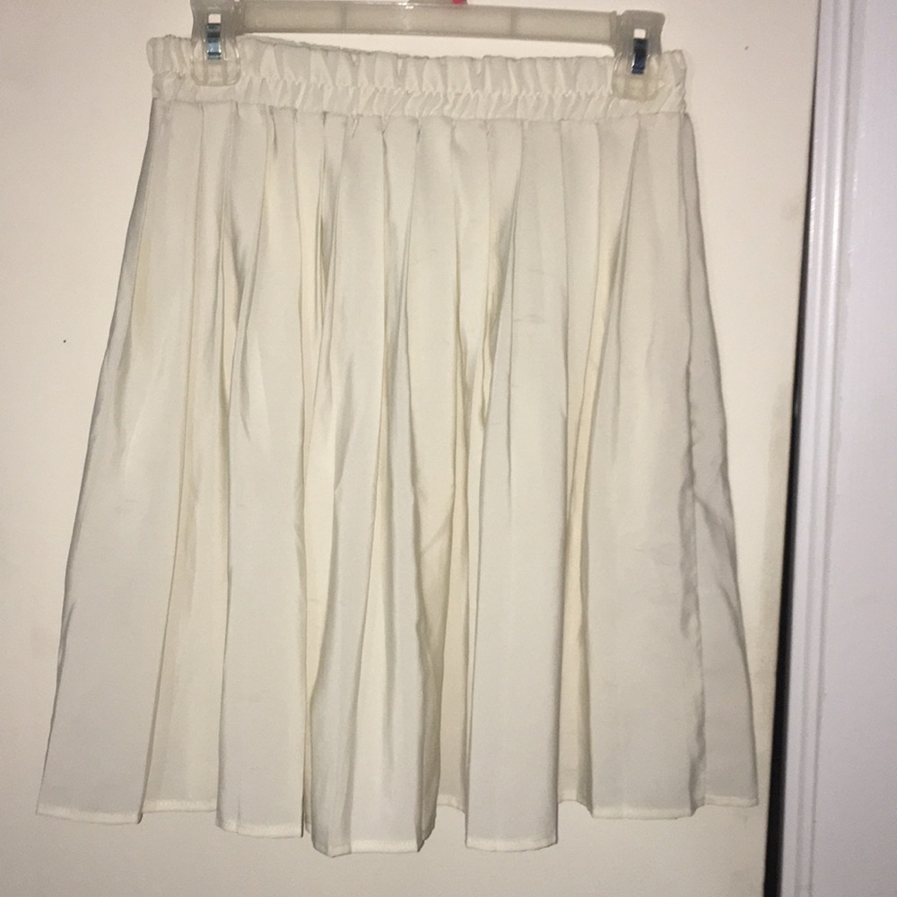 White skirt